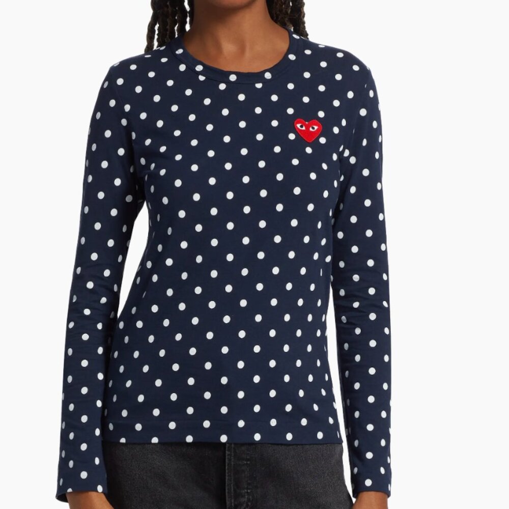 Comme des Garcons PLAY Polka-Dot Shirt Size Medium